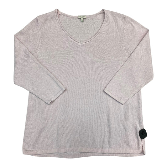 Sweater By Talbots In Pink, Size:1X