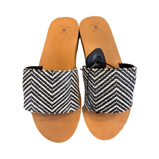 Sandals Heels Block By Shade & Shore In Multi, Size:7