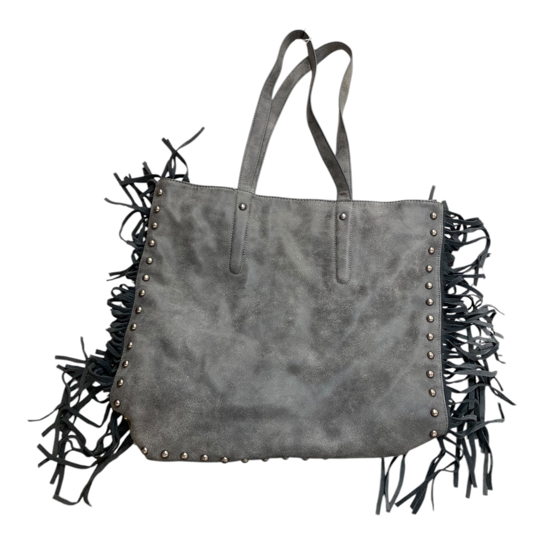 Handbag By SHIRAALEAH In Grey, Size:Large