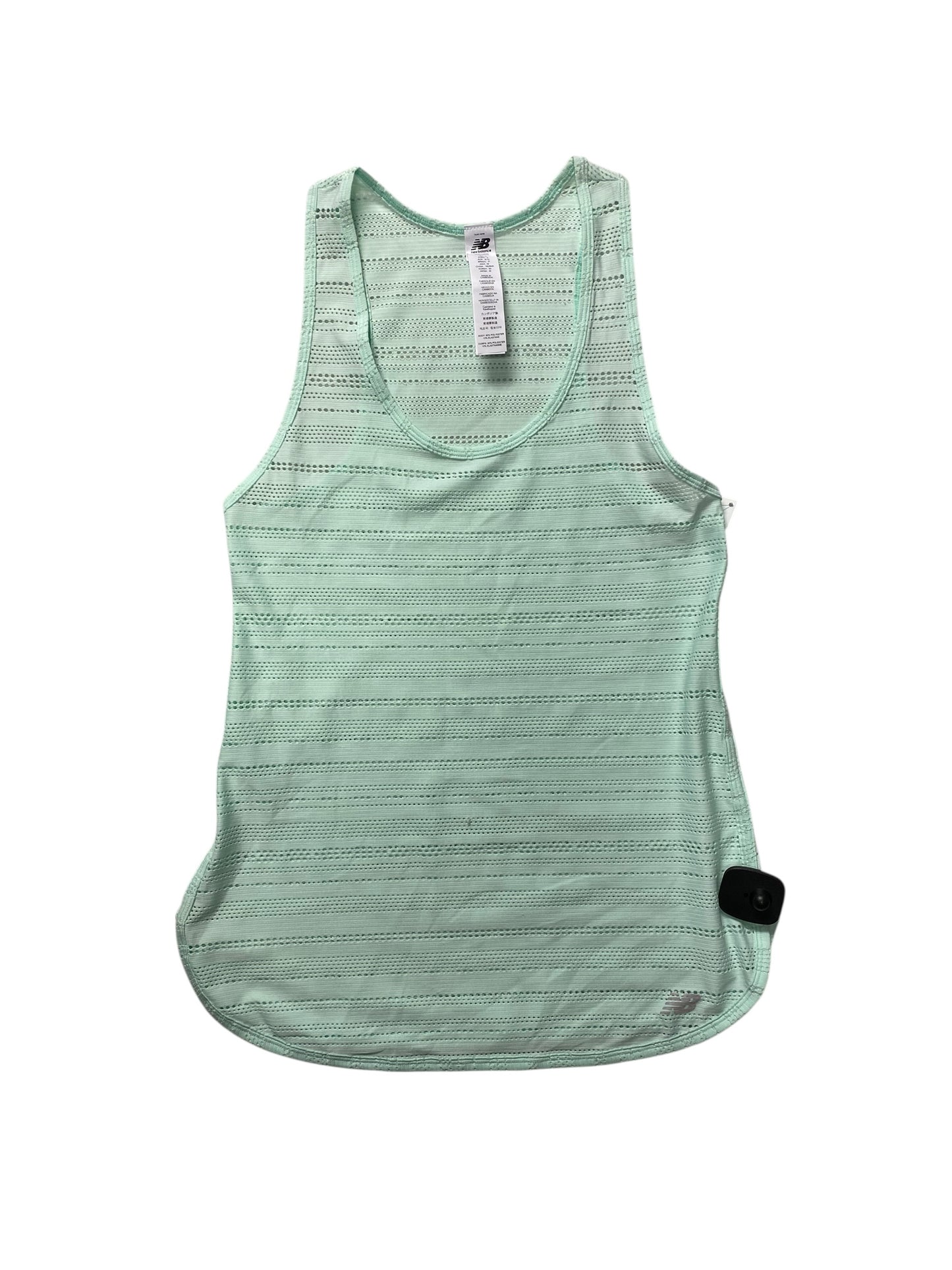Athletic Tank Top By New Balance In Green, Size:S