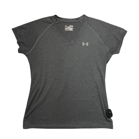 Athletic Top Ss By Under Armour In Grey, Size:M