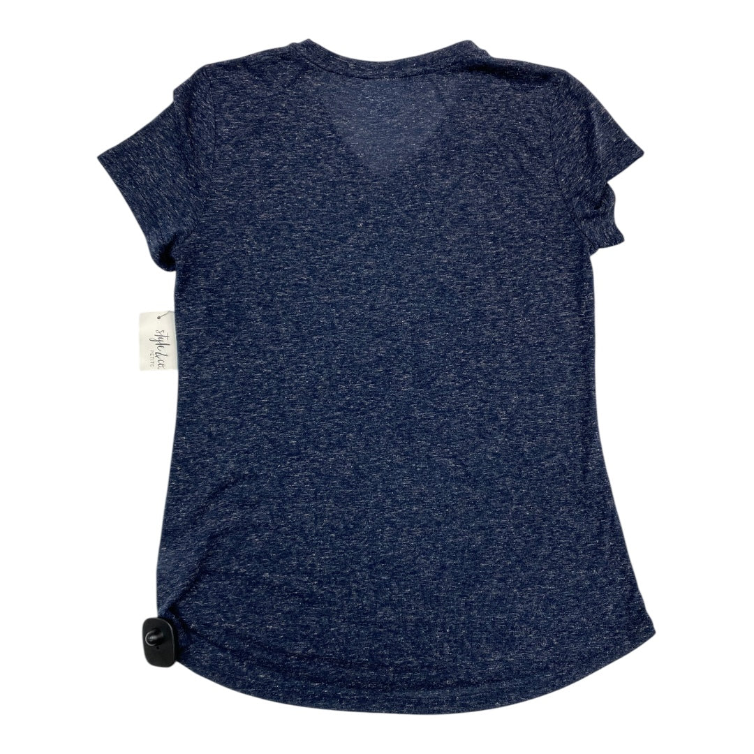 Top Ss By Style And Company In Blue, Size:Mp