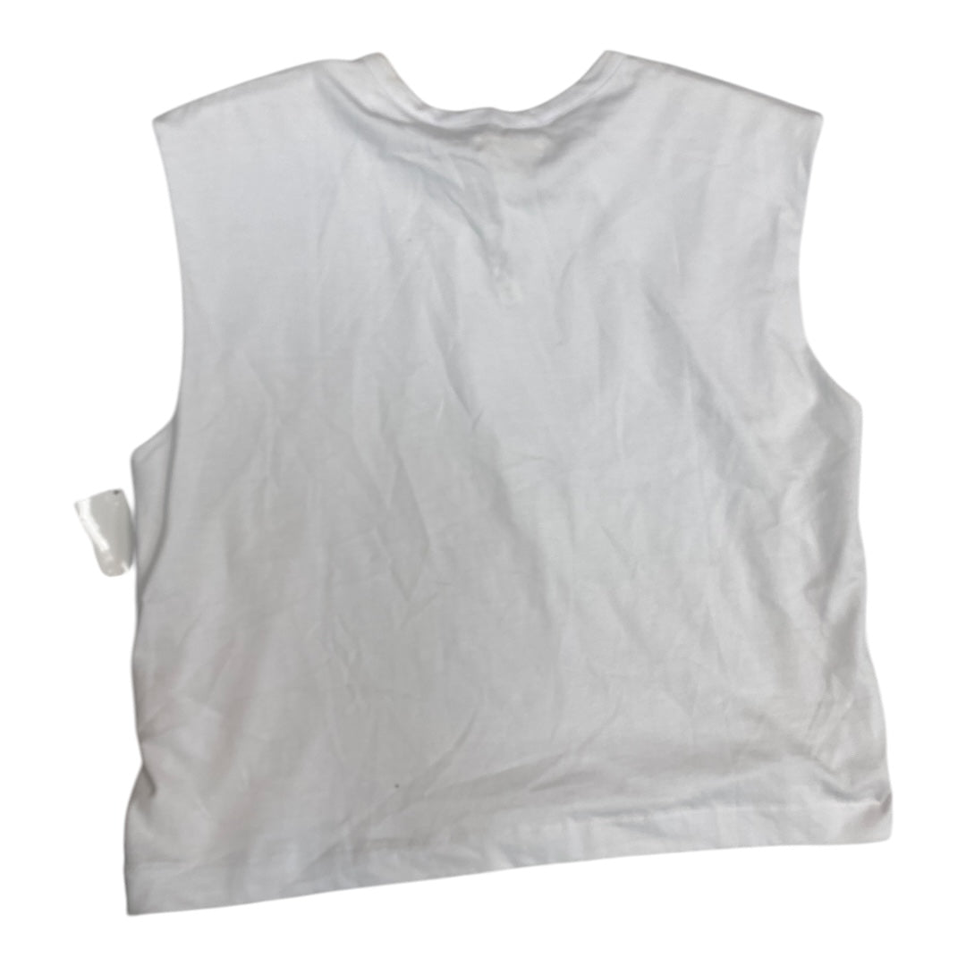 Top Sleeveless By Madewell In White, Size:Xl