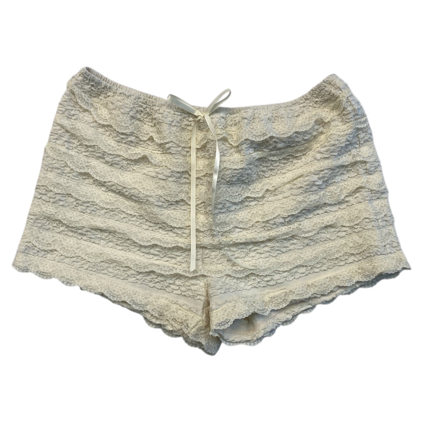 Shorts By Et Clet In Cream, Size:L