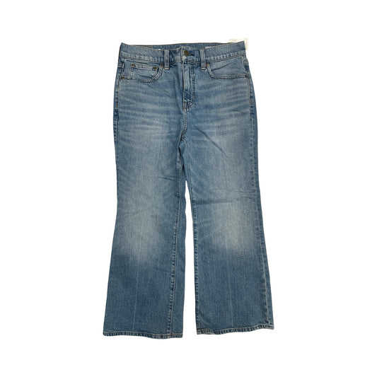 Jeans Cropped By J. Crew In Blue Denim, Size:4P