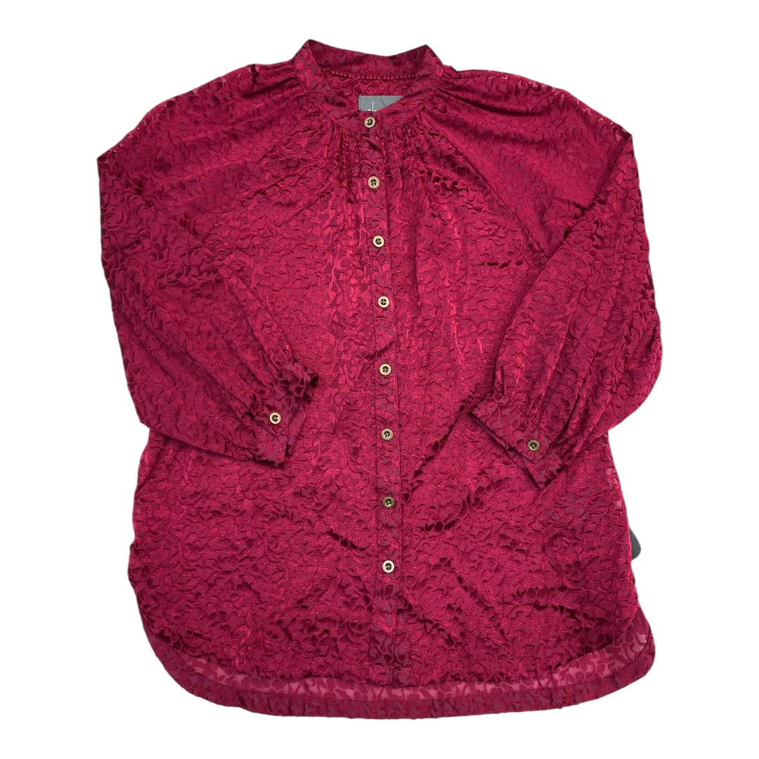 Top Ls By Anthropologie In Red, Size:S