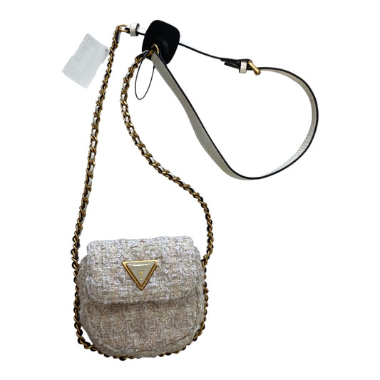 Handbag By Guess In White, Size:Small