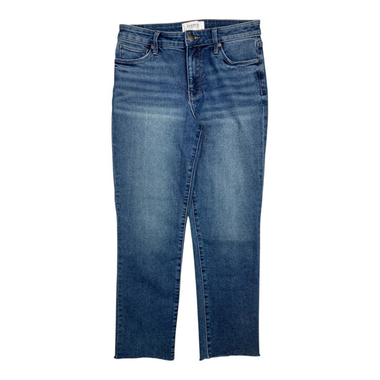 Jeans Straight By Evereve In Blue Denim, Size:6