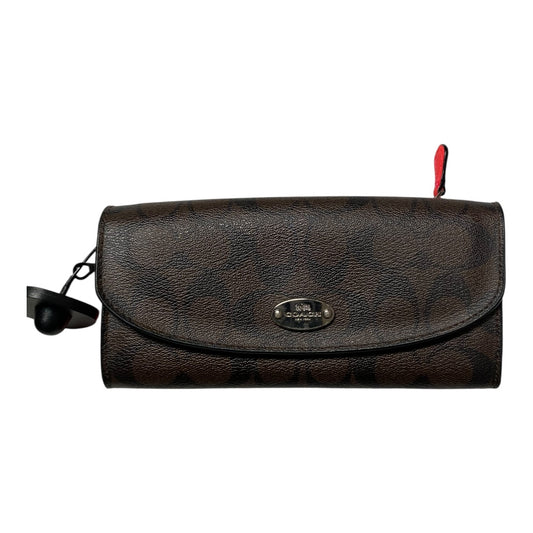 Wallet Designer By Coach In Brown, Size:Large