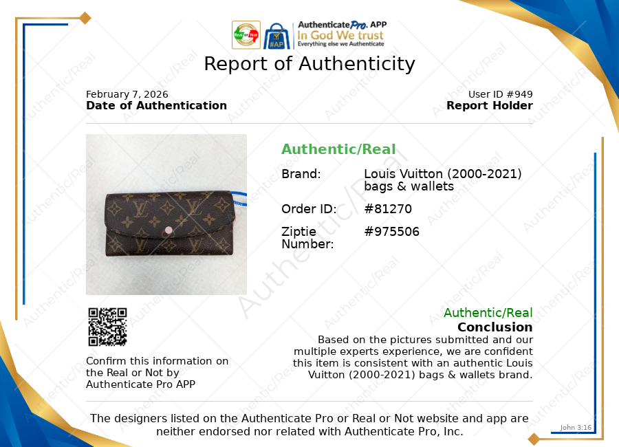 Wallet Luxury Designer By Louis Vuitton In Brown, Size:Medium