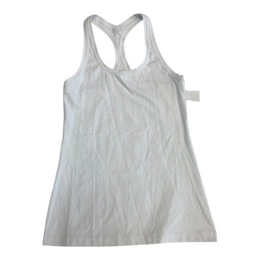 Athletic Tank Top By Lululemon In White, Size:4