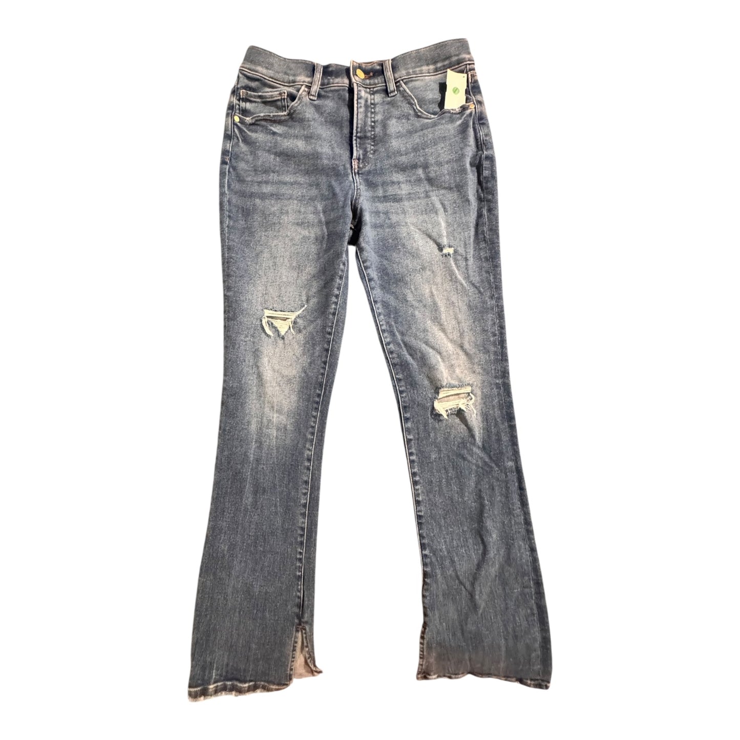 Jeans Straight By Express In Blue Denim, Size:10