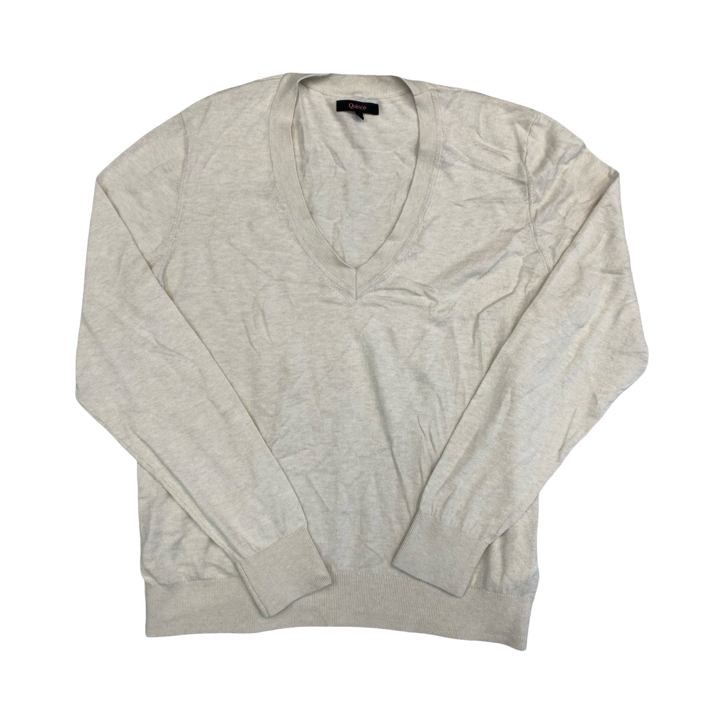 Sweater By Quince In Cream, Size:L