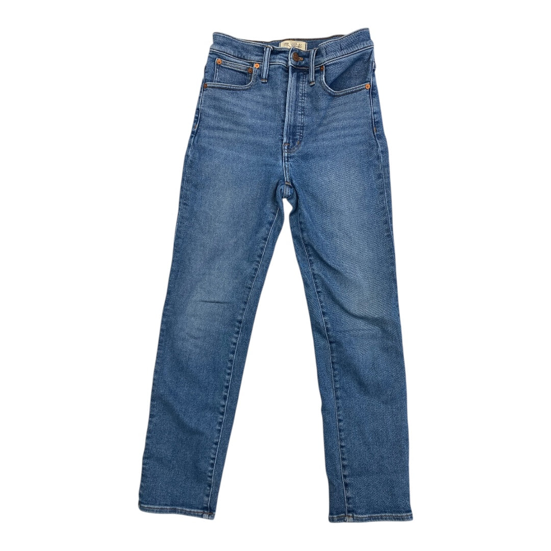 Jeans Straight By Madewell In Blue Denim, Size:4