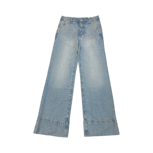 Jeans Wide Leg By Loft In Blue Denim, Size:0
