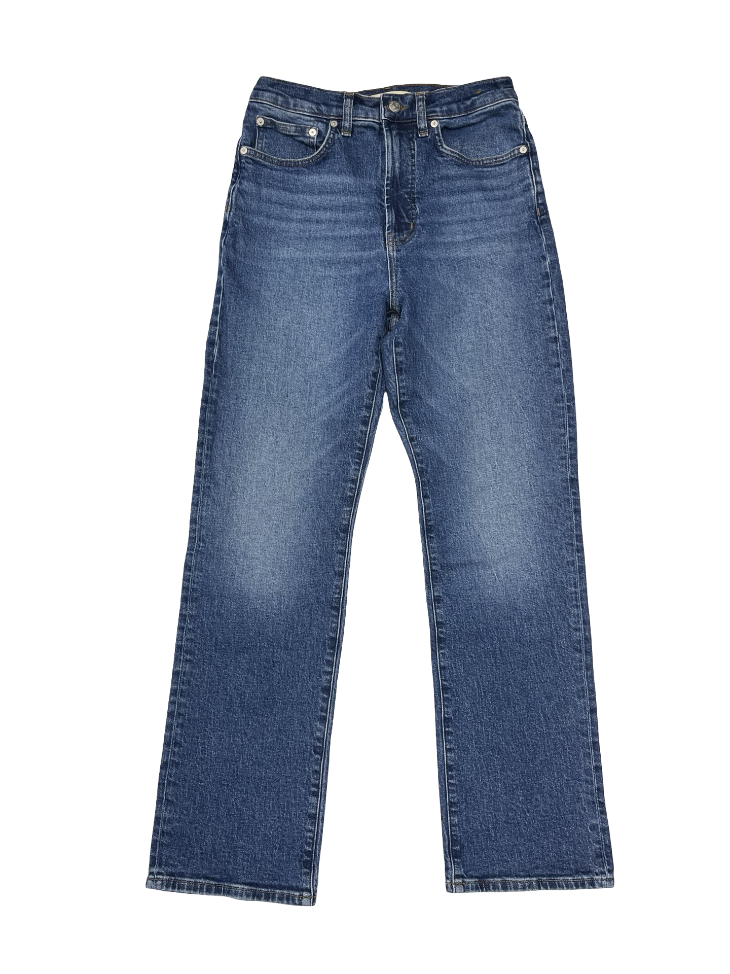 Jeans Straight By Madewell In Blue Denim, Size:6