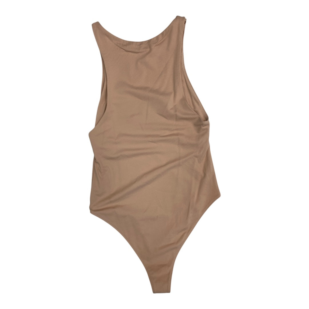 Top Sleeveless By Zara In Tan, Size:S