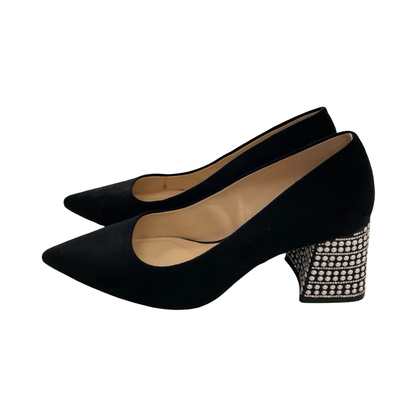 Shoes Heels Block By Jessica Simpson In Black, Size:9.5