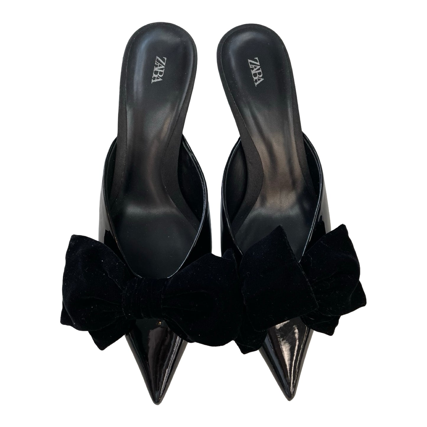 Shoes Heels Kitten By Zara In Black, Size:9
