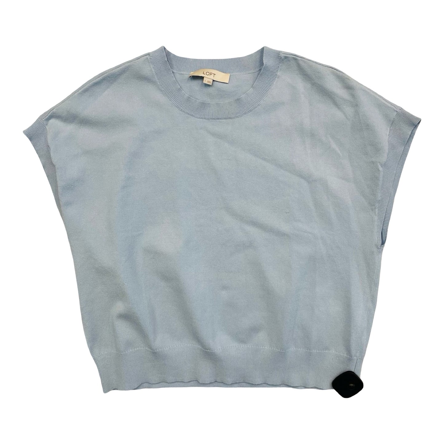 Top Sleeveless By Loft In Blue, Size:L
