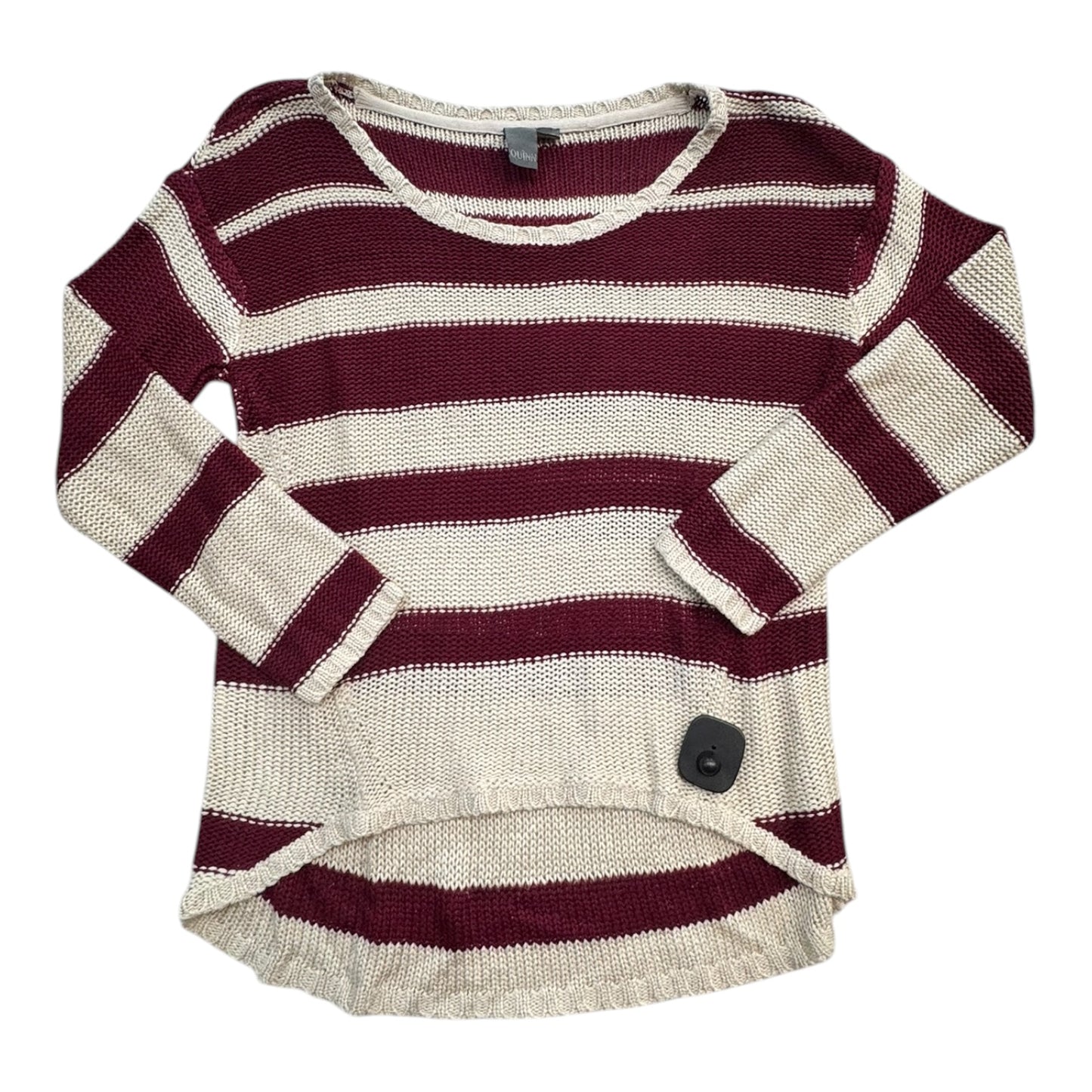 Sweater By Quinn In Purple & White, Size:M
