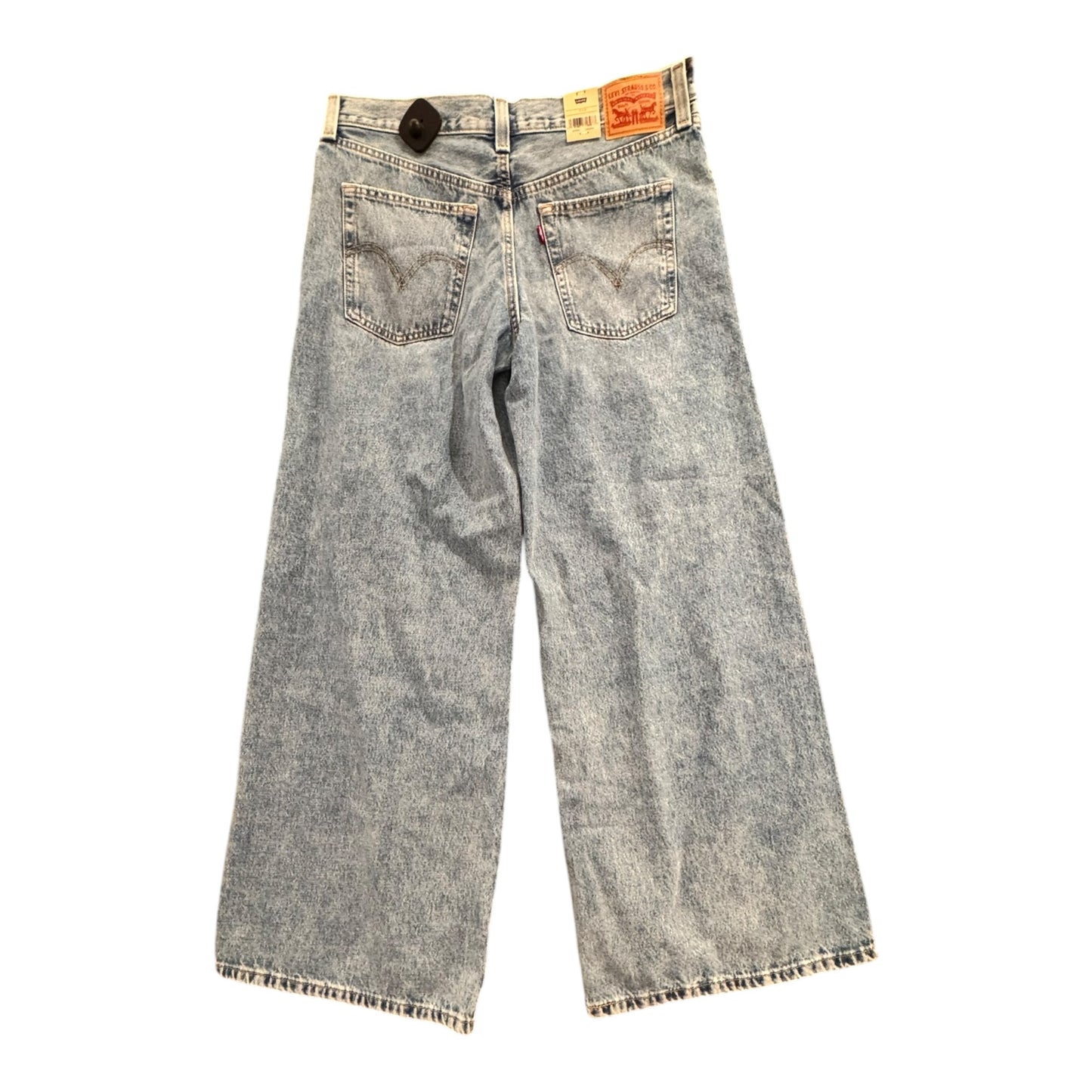 Jeans Boyfriend By Levis In Blue Denim, Size:12