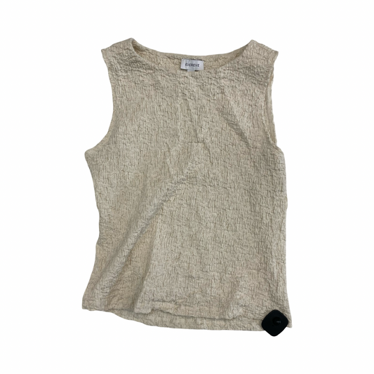 Top Sleeveless By Evereve In Tan, Size:L