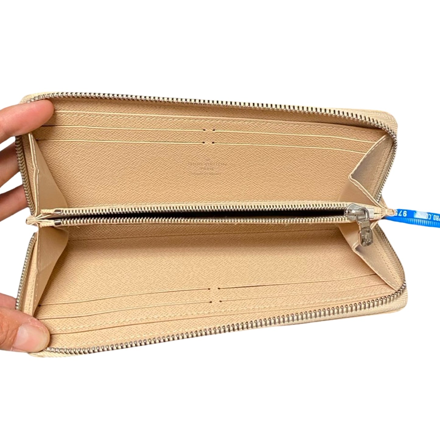 Wallet Luxury Designer By Louis Vuitton In Tan, Size:Large