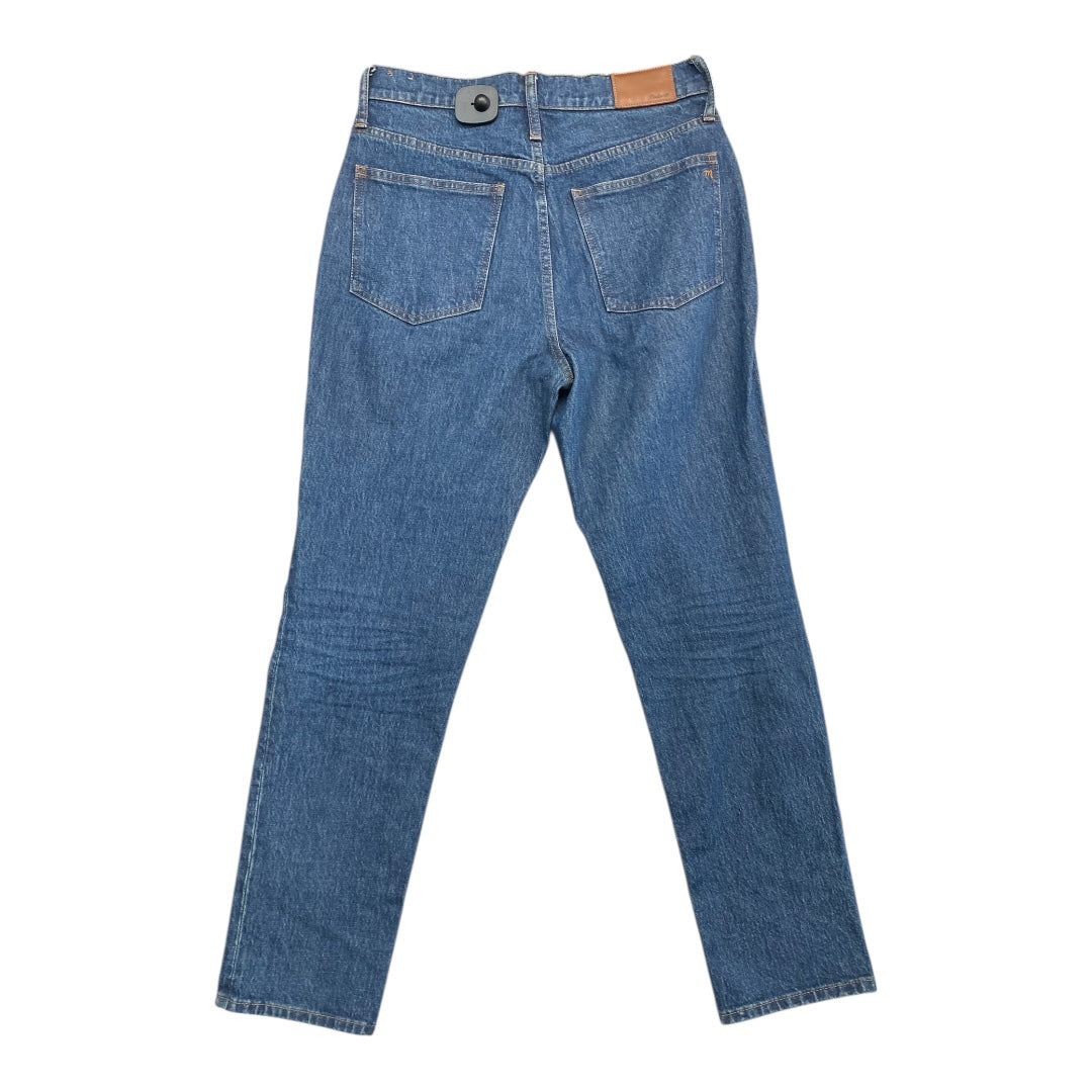 Jeans Straight By Madewell In Blue Denim, Size:6