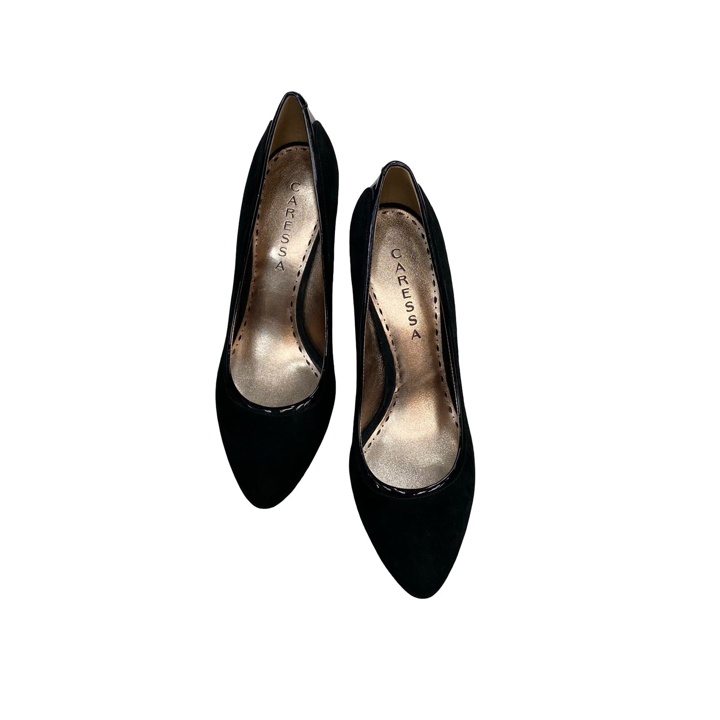 Shoes Heels Wedge By Caressa In Black, Size:10