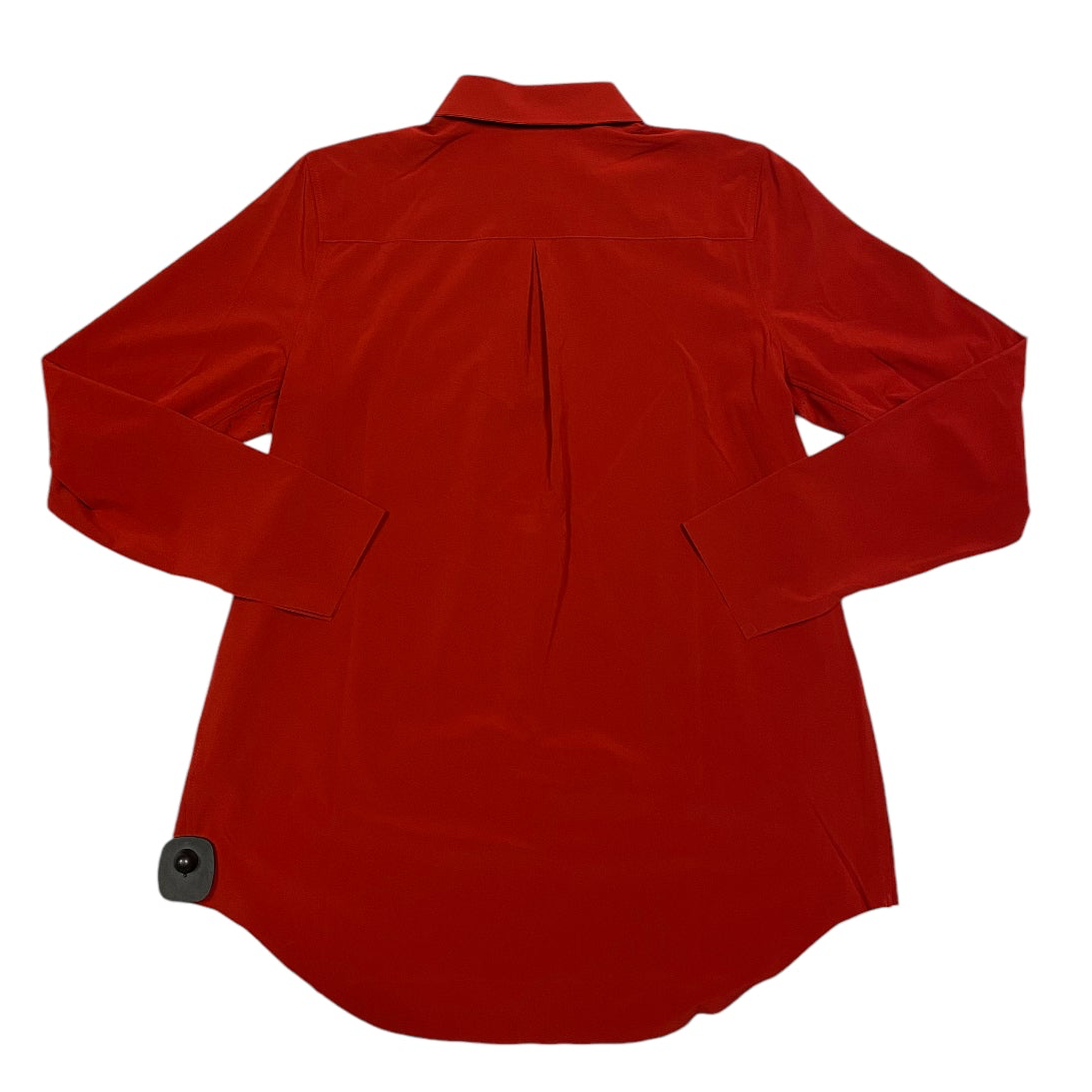 Top Long Sleeve By Athleta In Red, Size: Xs