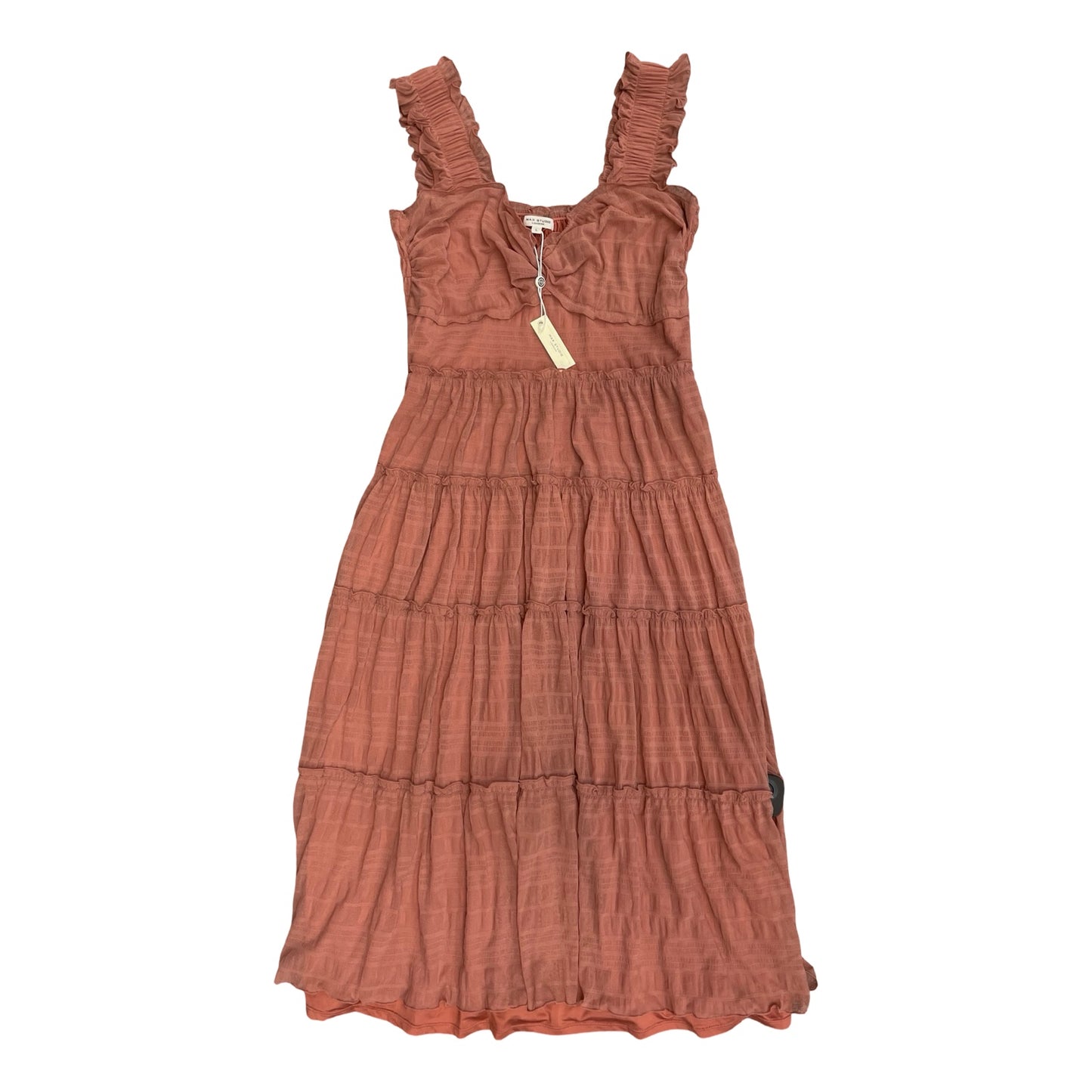 Dress Casual Maxi By Max Studio In Brown, Size:L