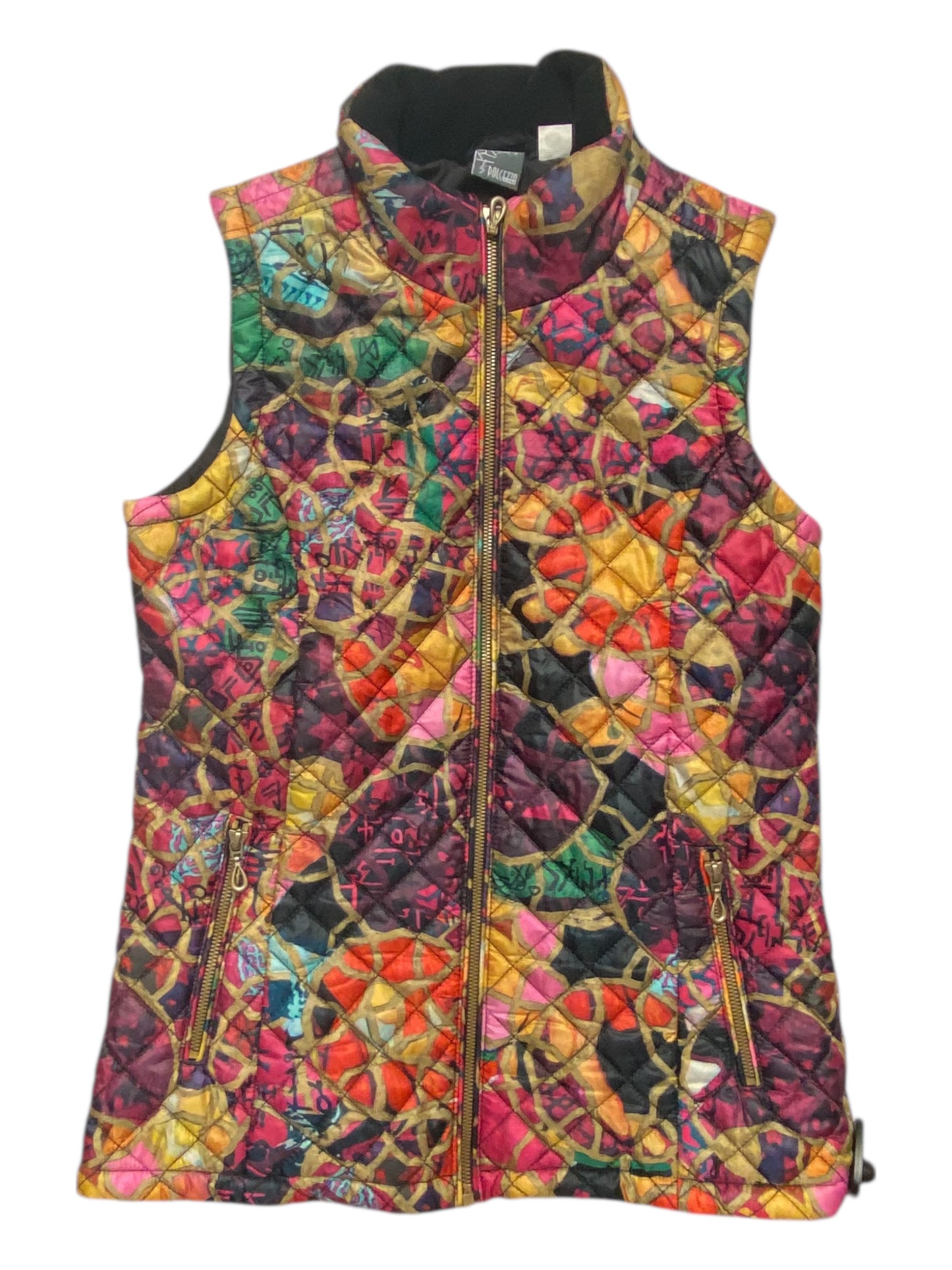 Vest Puffer & Quilted By Simply Art By Dolcezza In Multi, Size:S