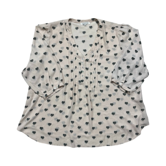 Top 3/4 Sleeve By Rose And Olive In Pink, Size:3X