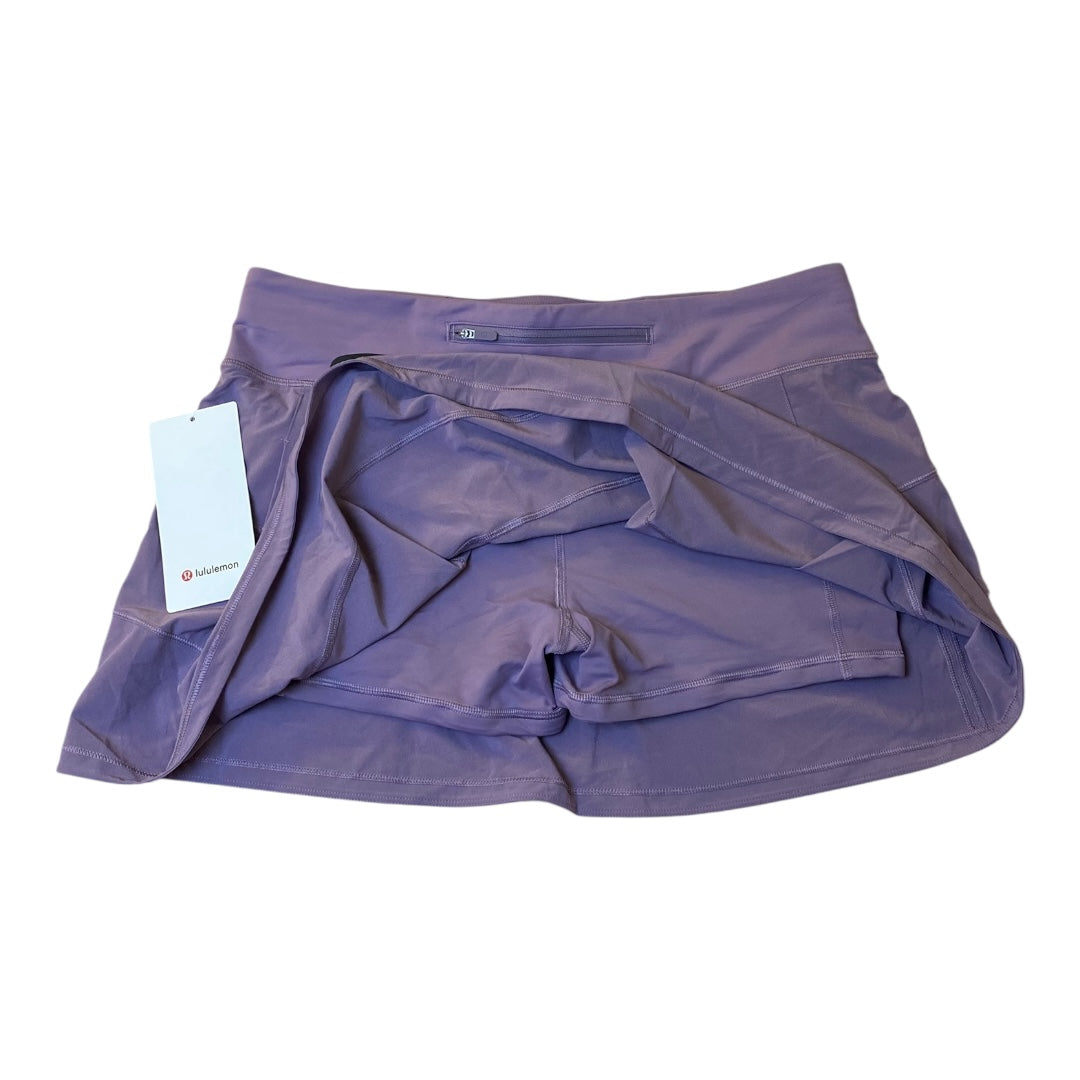 Athletic Skort By Lululemon In Purple, Size:10