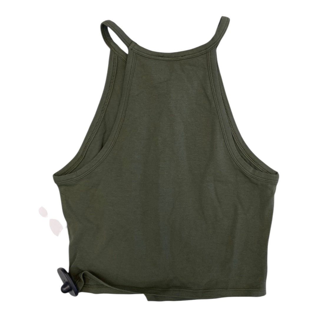 Top Sleeveless Basic By Express In Green, Size:S