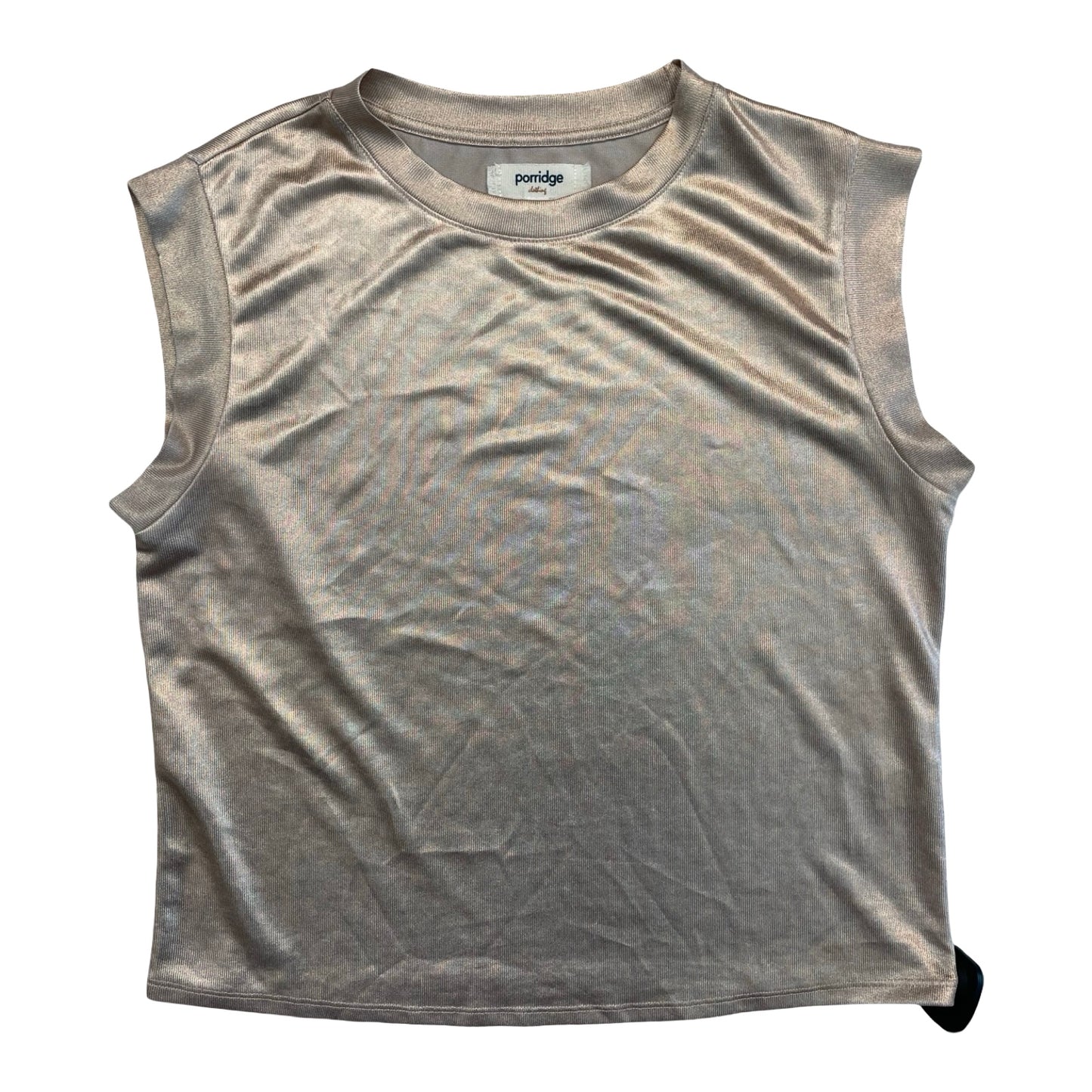 Top Sleeveless By Porridge In Rose Gold, Size:S