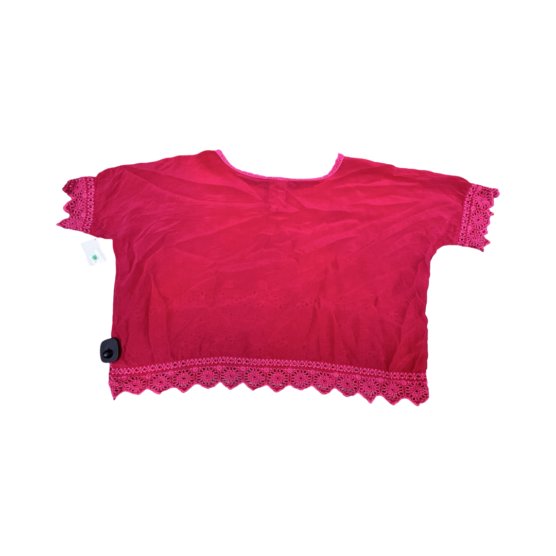 Top Ss Designer By Johnny Was In Pink, Size:S