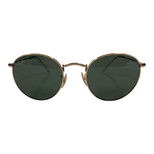 Sunglasses Designer By Ray Ban In Gold