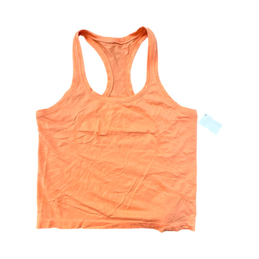 Athletic Tank Top By Lululemon In Coral, Size:8
