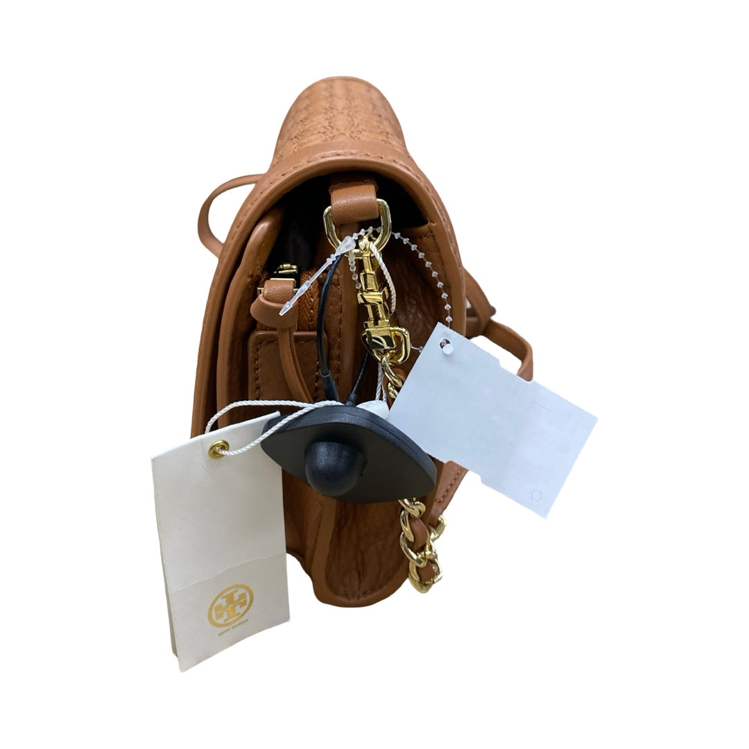 Handbag Designer By Tory Burch In Brown, Size:Small