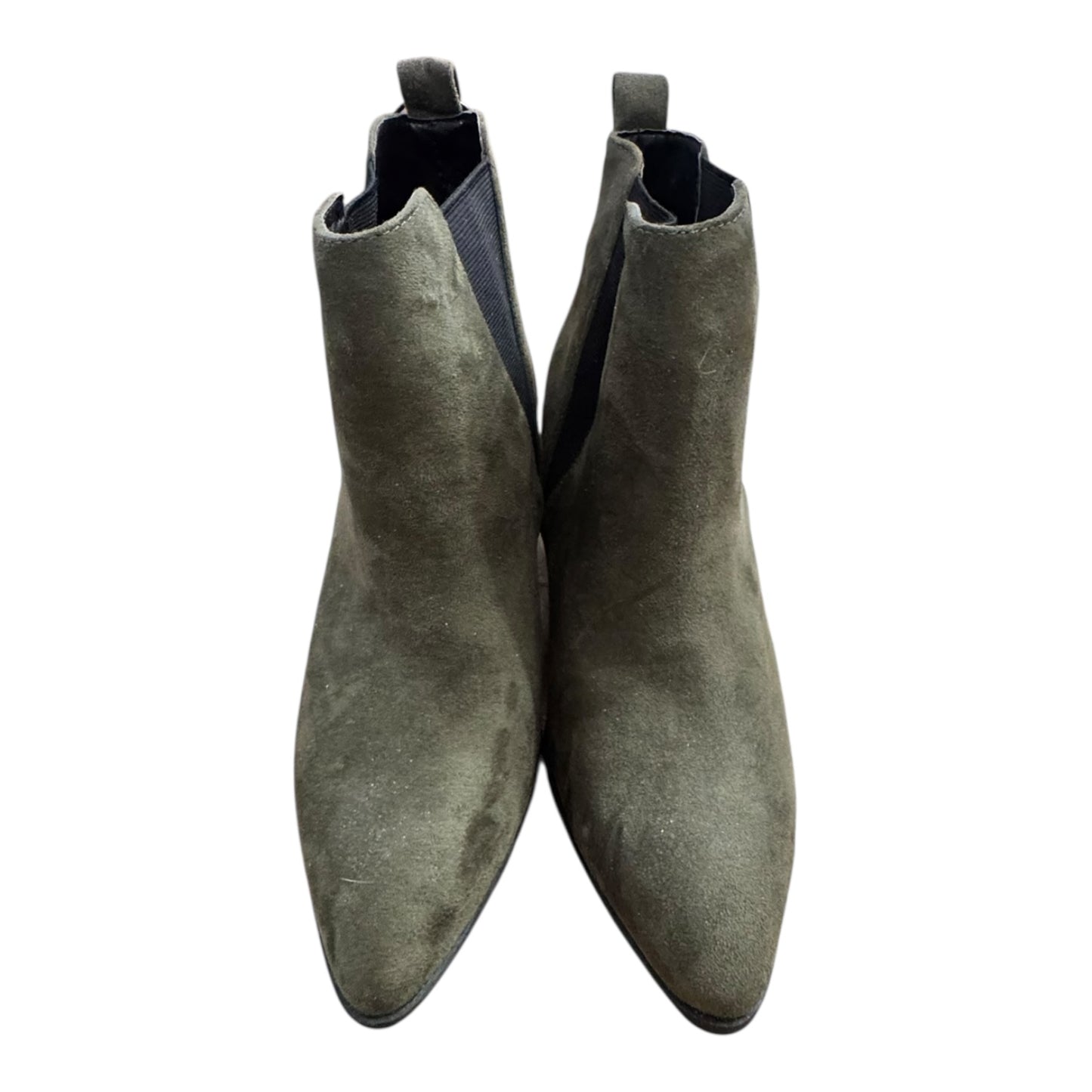 Boots Ankle Heels By Charlotte Russe In Green, Size:9