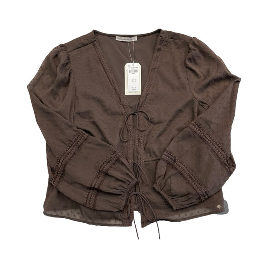 Top Ls By Abercrombie And Fitch In Brown, Size:S