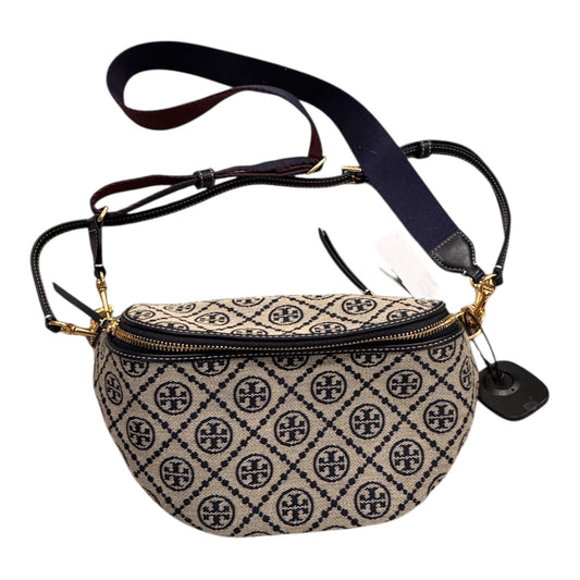 Handbag Designer By Tory Burch In Navy, Size:Medium
