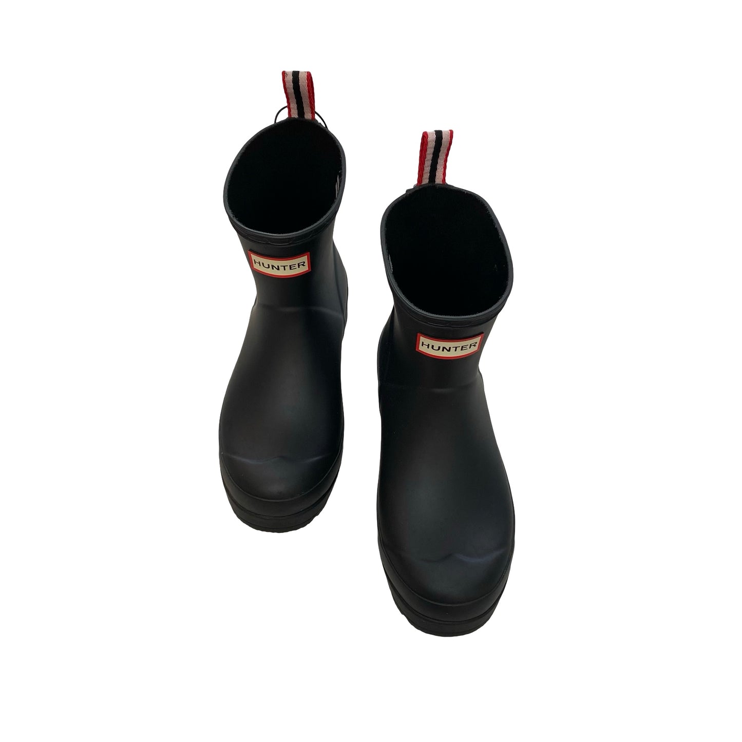 Boots Rain By Hunter In Black, Size:7