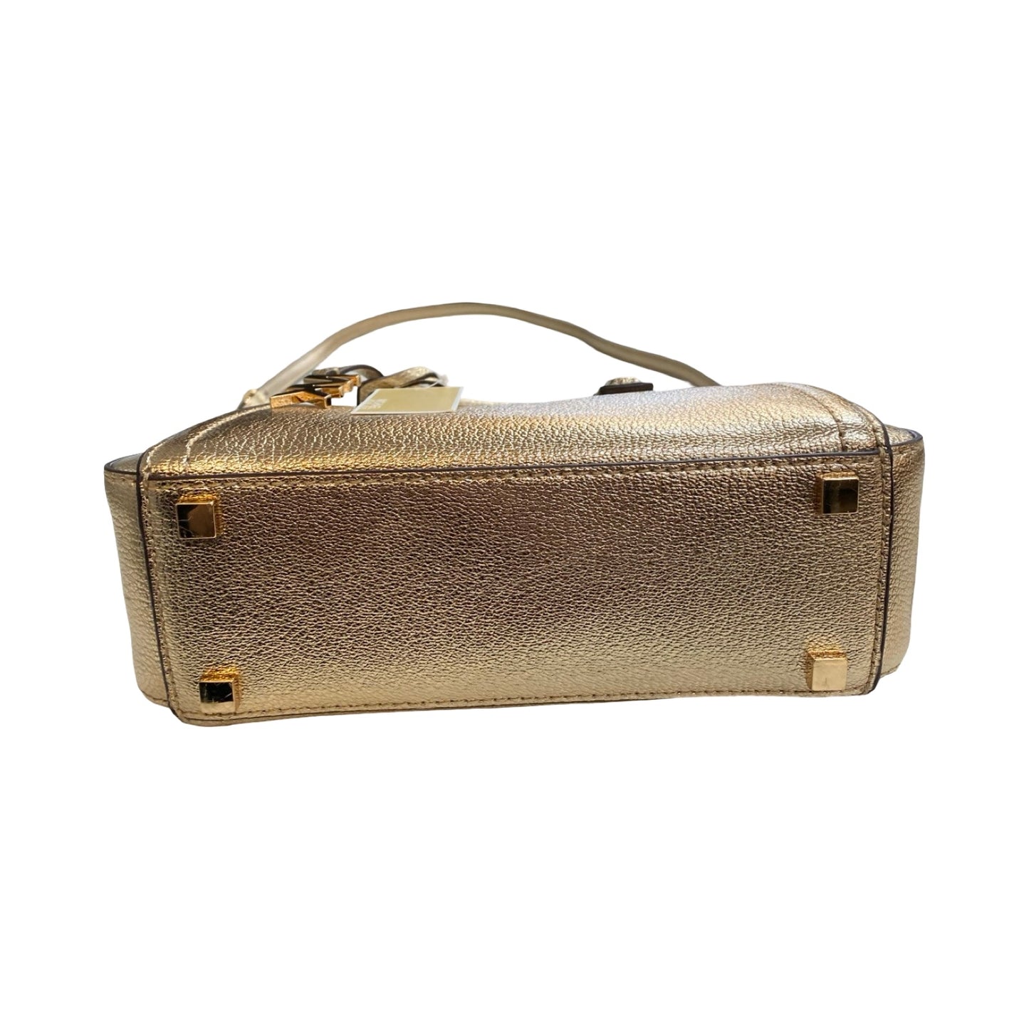 Handbag Designer By Michael Kors In Gold, Size:Small
