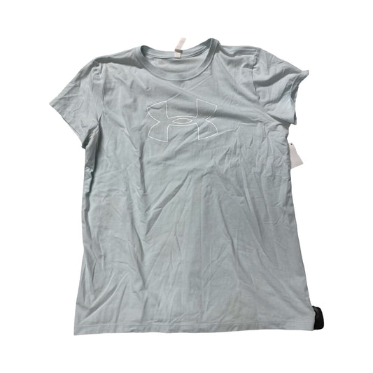 Athletic Top Ss By Under Armour In Blue, Size:L
