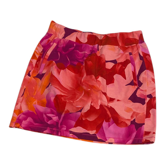 Skirt Midi By Talbots In Floral Print, Size:M