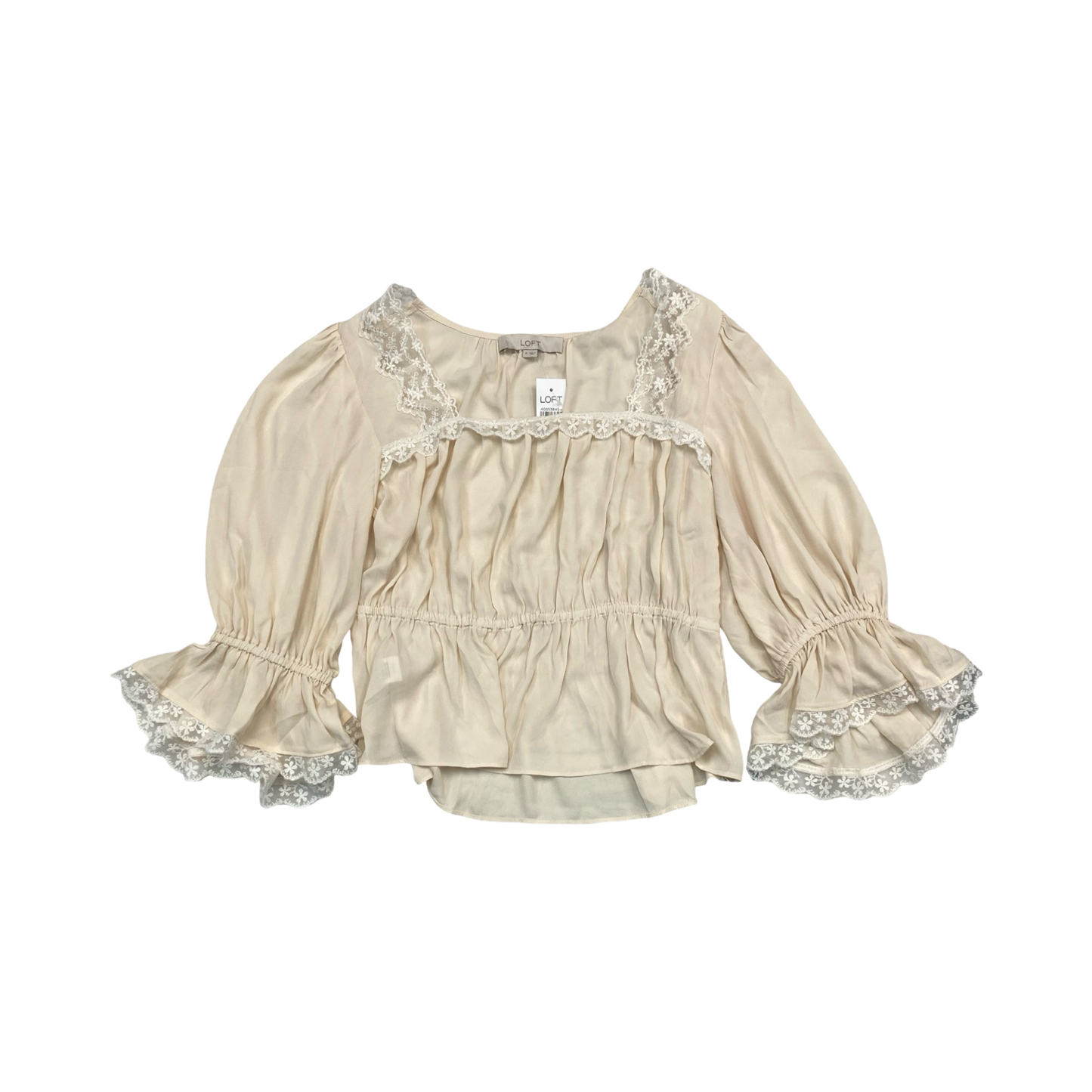 Top Ls By Loft In Tan, Size:M