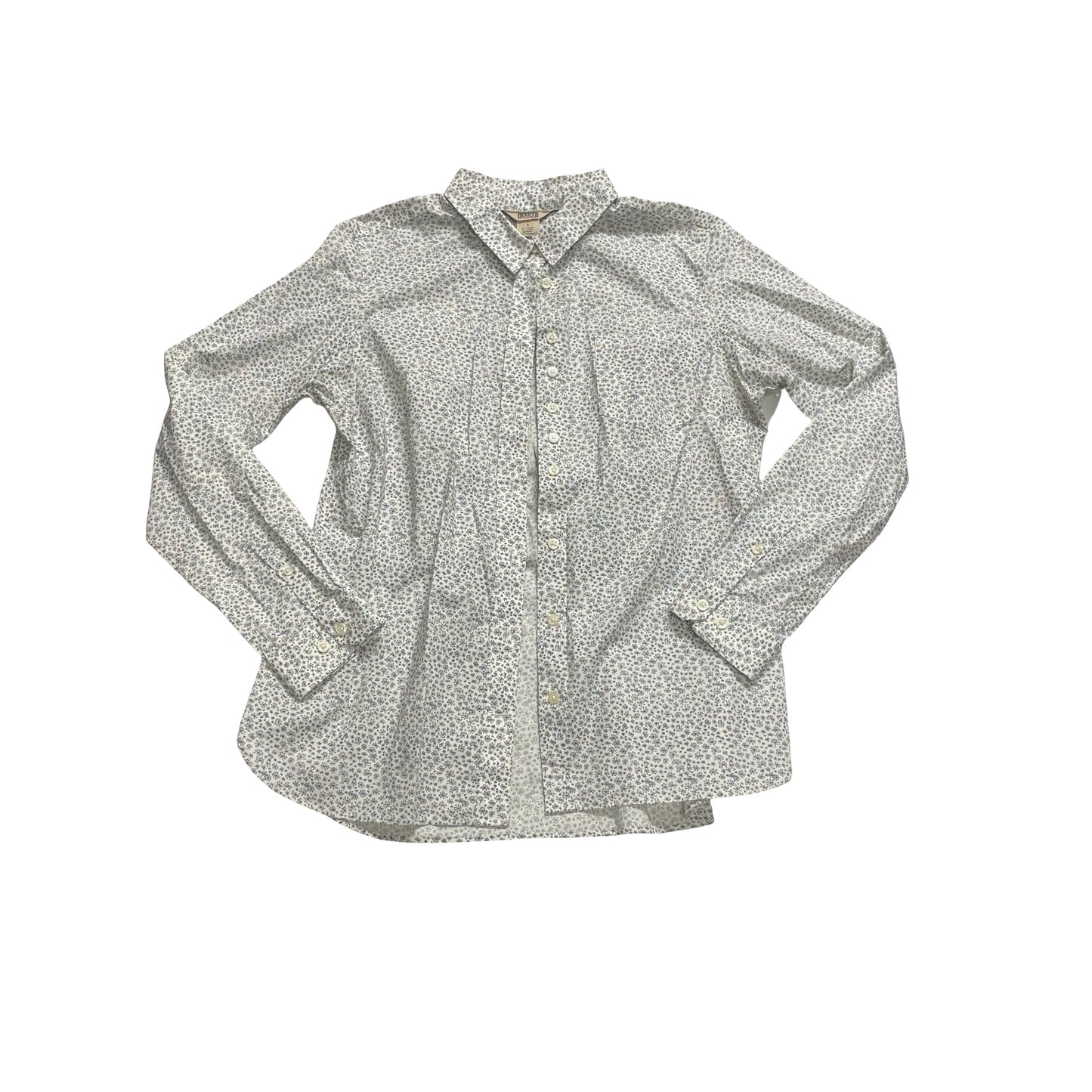 Top Ls By Duluth Trading In Blue & White, Size:L